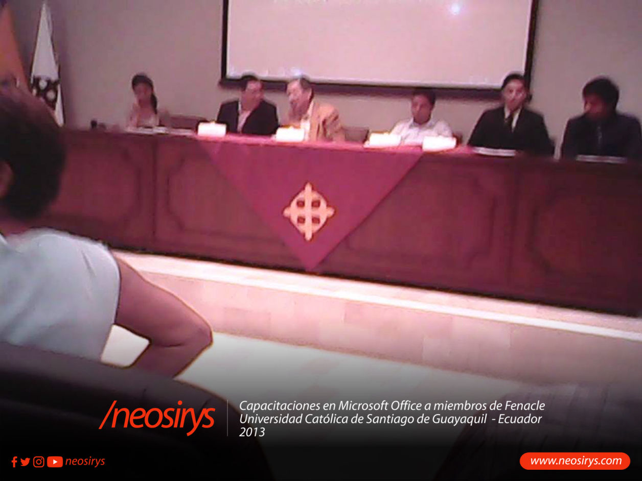Neosirys Capacitaciones Guayaquil 2013